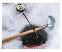 Черпак для льда на зимней рыбалке прокат/аренда