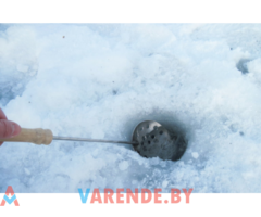 Черпак для льда на зимней рыбалке прокат/аренда