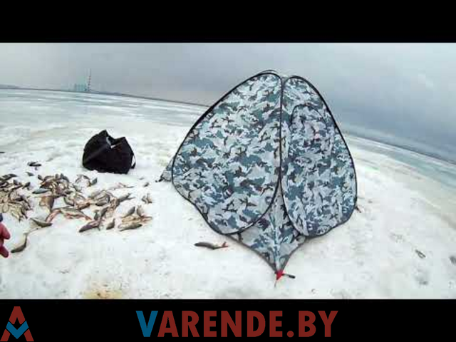 Палатка зимняя автомат 2,0 м х 2,0 м (дно на молнии) для рыбалки, охоты, туризма, активного отдыха п - 3/3