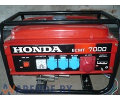 Бензиновый трехфазный генератор Honda ECMT 7000 напрокат в Минске